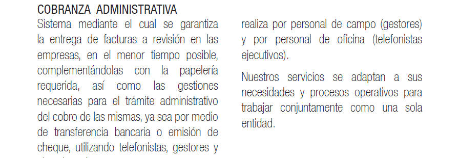 Cobranza Administrativa